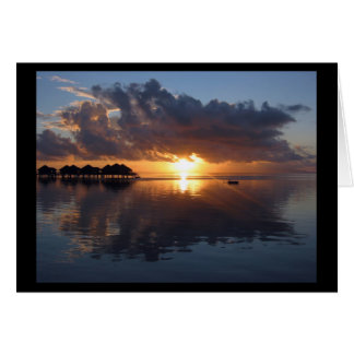 Huahine Sunset Card