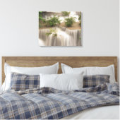 Huai Mae Khamin Waterfall | Thailand Canvas Afdruk (Insitu (Slaapkamer))