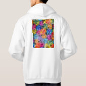 Huai'an China City Map Hoodie (Achterkant)