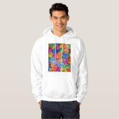 Huai'an China City Map Hoodie (Voorkant volledig)