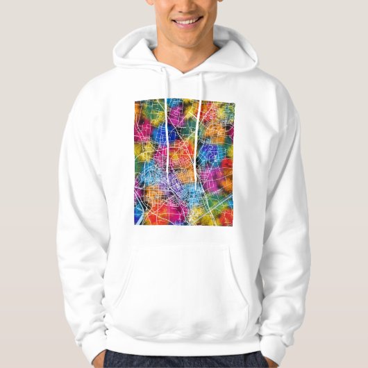Huai'an China City Map Hoodie (Voorkant)