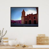 Huajuapan Oaxaca Chatedraal poster (Keuken)