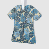 Huakini Bay Hawaiian Hibiscus  Aloha Shirt Ornament (voorkant)