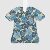 Huakini Bay Hawaiian Hibiscus  Aloha Shirt Ornament (voorkant)