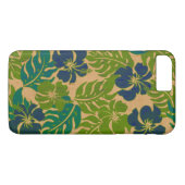 Huakini Bay Hawaiian Hibiscus  Faux Wood Case-Mate iPhone Case (Achterkant (Horizontaal))