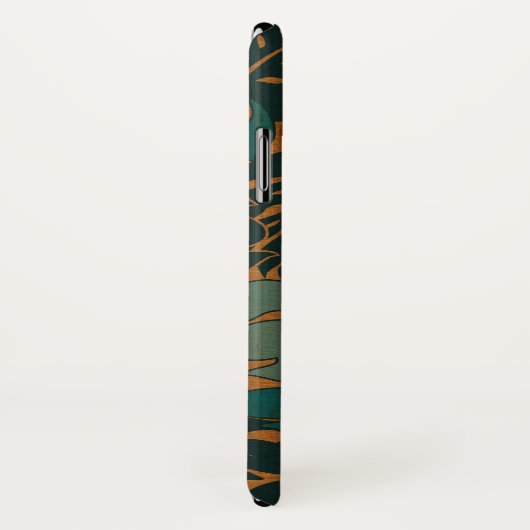 Huakini Bay Hawaiian Hibiscus  Faux Wood Case-Mate iPhone Case (Achterkant / rechts)