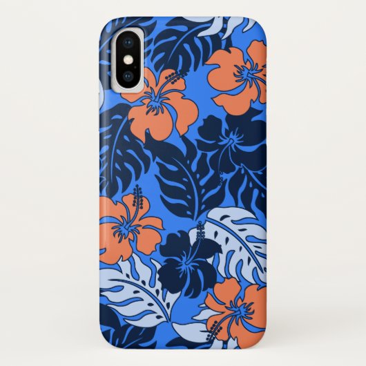 Huakini Bay Hawaiian Hibiscus iPhone case (Achterkant)