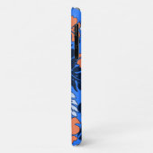 Huakini Bay Hawaiian Hibiscus Ocean Blue Case-Mate iPhone Case (Achterkant/links)