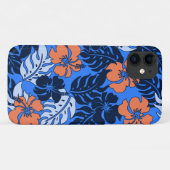 Huakini Bay Hawaiian Hibiscus Ocean Blue Case-Mate iPhone Case (Achterkant (horizontaal))