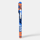 Huakini Bay Hawaiian Hibiscus Royal Blue Case-Mate iPhone Case (Achterkant / Links)