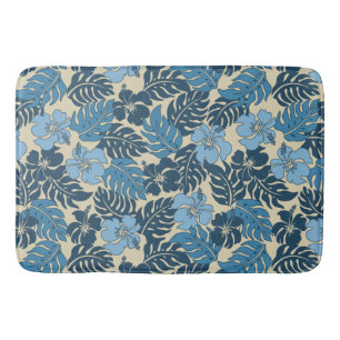 Huakini Bay Hawaiian Hibiscus Vintage Bloemen Badmat