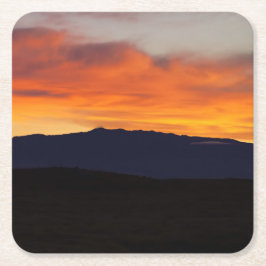 Hualalai Sunset Kartonnen Onderzetters