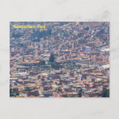 Huamachuco, Perú, Uitzicht van de stad Briefkaart (Voorkant)