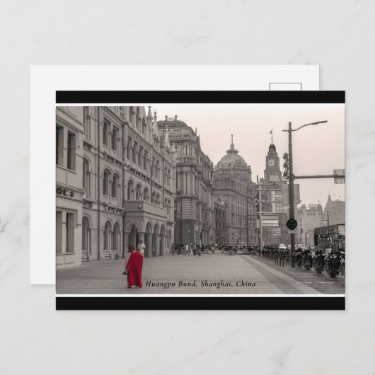 © Huangpu Bund, Shanghai, China Briefkaart (Voorkant / Achterkant)