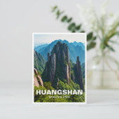 Huangshan Nationaal Park China Reizen Briefkaart (Staand voorkant)