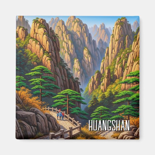Huangshan National Park China Magneet (Voorkant)