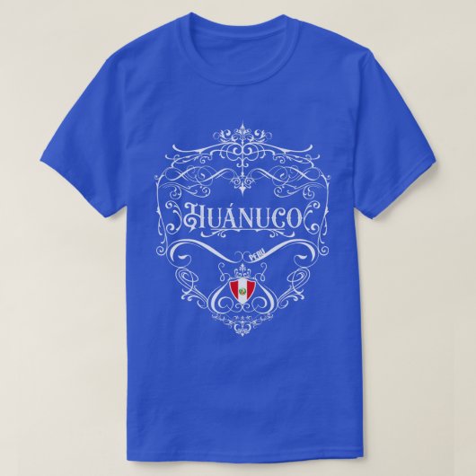 Huanuco  ontwerp 1 t-shirt (Design voorkant)