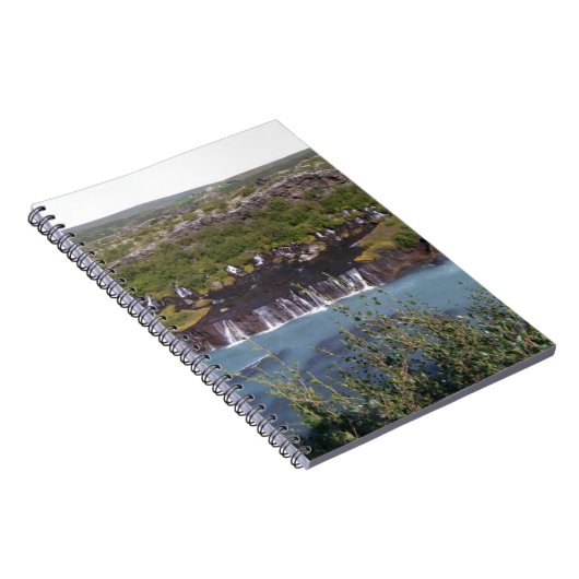 Huaranfossar waterval ontworpen notitieboek (Rechterzijde)