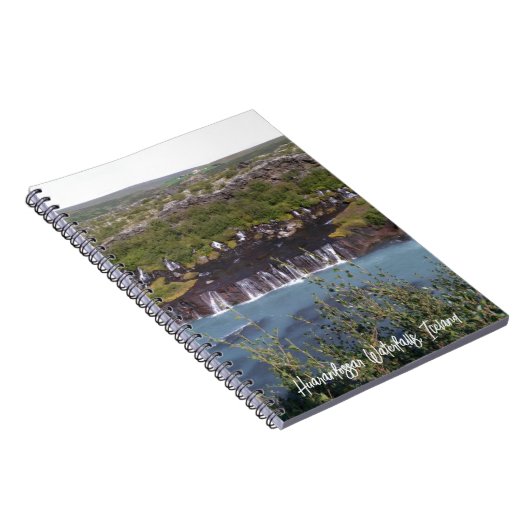 Huaranfossar waterval ontworpen notitieboek (Rechterzijde)