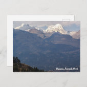 Huaraz, Áncash, Perú Briefkaart (Voorkant / Achterkant)