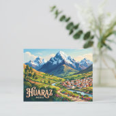 Huaraz Peru Briefkaart (Staand voorkant)