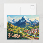 Huaraz Peru Briefkaart (Voorkant / Achterkant)