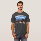 Huaraz Peru: Huascarin Mountain Uitzicht T-shirt (Voorkant volledig)