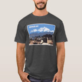 Huaraz Peru: Huascarin Mountain Uitzicht T-shirt (Voorkant)