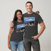 Huaraz Peru: Huascarin Mountain Uitzicht T-shirt (Unisex)