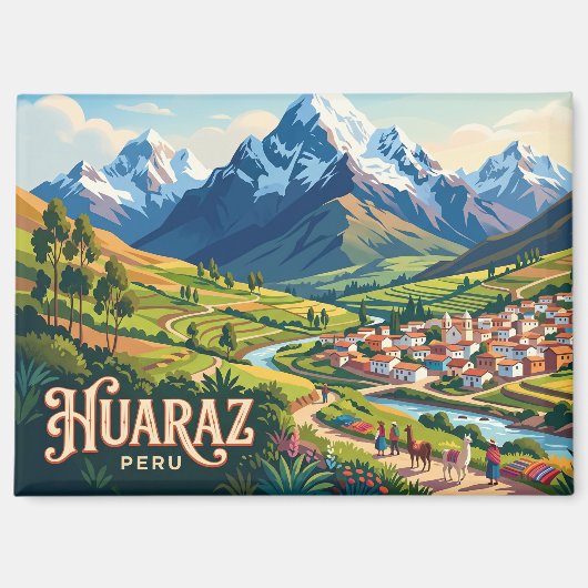 Huaraz Peru Magneet (Voorkant)