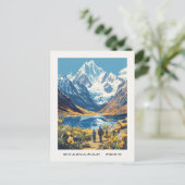 Huascaran Peru Travel Briefkaart (Staand voorkant)