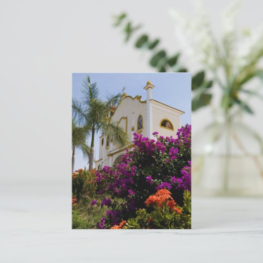 Huatulco kerk 3 briefkaart (Staand voorkant)