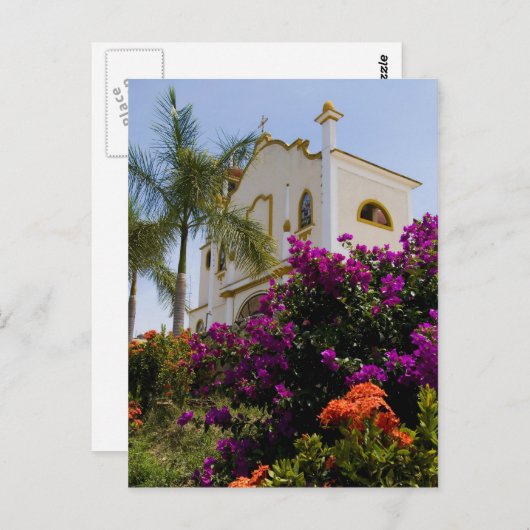 Huatulco kerk 3 briefkaart (Voorkant / Achterkant)