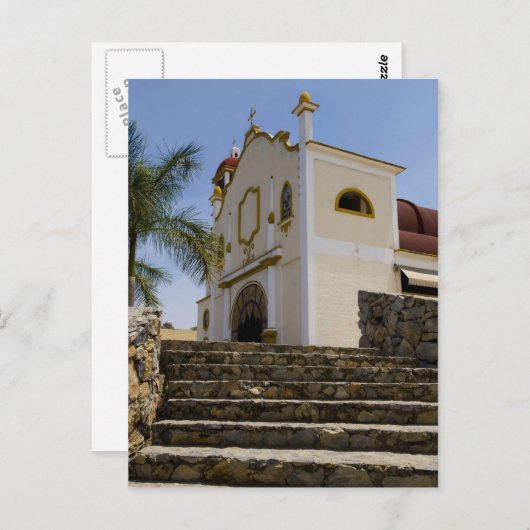 Huatulco kerk 4 briefkaart (Voorkant / Achterkant)