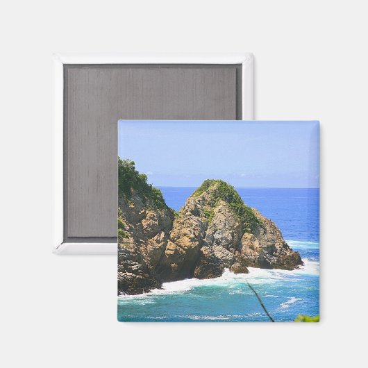 Huatulco kustlijn magneet (Voorkant / Achterkant)