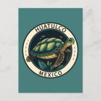 Huatulco Mexico Turtle Badge