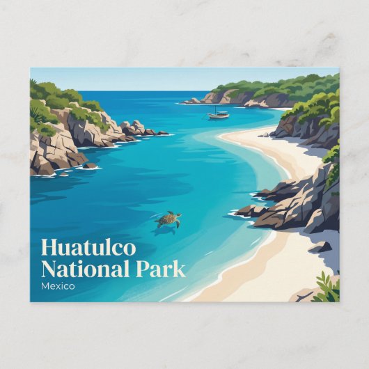 Huatulco Nationaal Park Mexico Briefkaart (Voorkant)