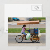 Huatulco street 2 briefkaart (Voorkant / Achterkant)