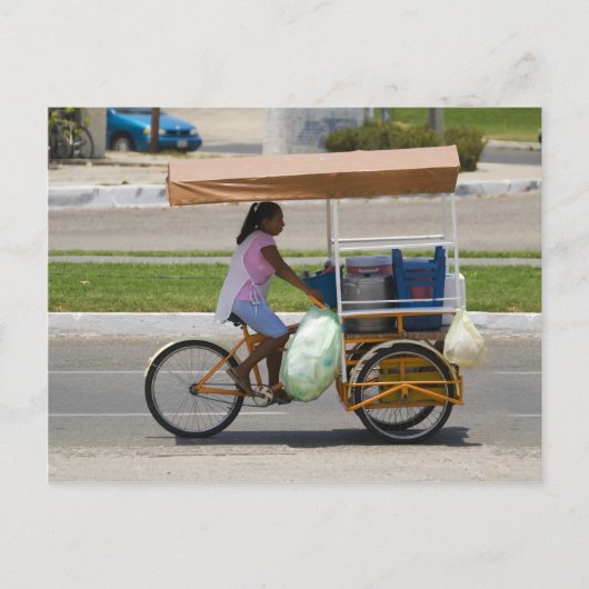 Huatulco street 2 briefkaart (Voorkant)