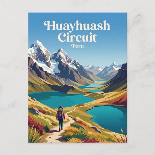 Huayhuash Circuit Peru Briefkaart (Voorkant)