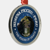 Huayna Picchu (rood) Metalen Ornament (Rechts)
