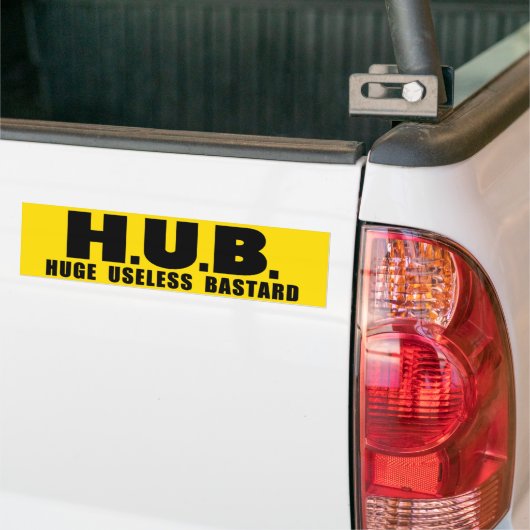 HUB-Bumpersticker Bumpersticker (Op Truck)