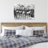Hub-en-Hub Champion Chinese Hose Running Canvas Afdruk (Insitu (Slaapkamer))