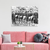 Hub-en-Hub Champion Chinese Hose Running Canvas Afdruk (Insitu (Woonkamer))