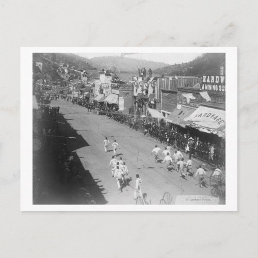 Hub-en-Hub de Foto van de Foto van de Race van het Briefkaart (Voorkant)