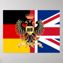 Hub Federation Flag 16 x 12-inch Poster paper (Mat