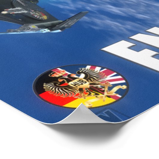 Hub Federation Navy Ad Poster (Hoek)