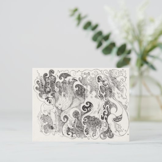 Hub voor overlevenden #3: Door het Zee Briefkaart (Staand voorkant)