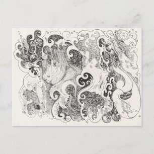 Hub voor overlevenden #3: Door het Zee Briefkaart