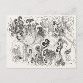 Hub voor overlevenden #3: Door het Zee Briefkaart